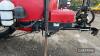 2003 Case IH GEM 3000TS trailed hydraulic folding sprayer with, link arm mounting, steering drawbar, 24m steel booms, twin line, triple nozzle holder, fertiliser dribble bars, stainless steel induction hopper, manual taps, PTO driven pump and electronic f - 19