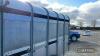 Ifor Williams tandem axle 12' livestock trailer with chequer plate floor, front inspection doors, internal dividing gate, rear gates, road lights, side marker lights and screw type jockey wheel Serial No. 80K600000U0221568 - 7