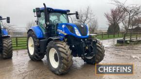 2021 New Holland T7.230 Power Command 50kph 4wd TRACTOR One owner Reg No. PJ21 CSX Serial No. HACT7230JMD400790 Hours: 2,750 FDR: 14/05/2021