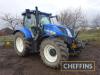 2019 New Holland T6.175 50kph 4wd Dynamic Command TRACTOR. Fitted with front linkage and PTO, 1no. front spool service, front and cab suspension, guidance ready, hydraulic top link on Trelleborg TM800 650/65R38 rear and BKT Agrimax 540/65R28 front wheels - 10