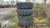 Set 4 16.9R26 Michelin wheels and tyres with MB-Trac centres - 3