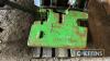 14no. John Deere front leaf 50kg weights - 4