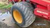 1997 Overum Tive Tivetronic D4008 mechanical seed drill on 800/40-26.5 floatation wheels and tyres Serial No. 97.15323 - 15