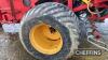 1997 Overum Tive Tivetronic D4008 mechanical seed drill on 800/40-26.5 floatation wheels and tyres Serial No. 97.15323 - 33