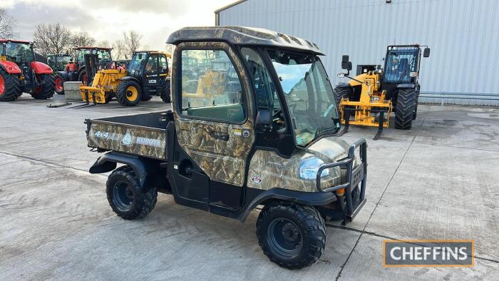 2008 KUBOTA RTV900 diesel 4wd UTV Reg. No. FX58 FTA Colour: Camo Serial No. RTV900SR62320 Hours: 2,350 FDR: 11/11/2008