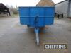 1979 Salop single axle hydraulic tipping trailer on BKT 12.5/80-15.3 wheels and tyres. Serial. No. 781841 - 2