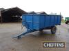 1979 Salop single axle hydraulic tipping trailer on BKT 12.5/80-15.3 wheels and tyres. Serial. No. 781841 - 3