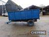 1979 Salop single axle hydraulic tipping trailer on BKT 12.5/80-15.3 wheels and tyres. Serial. No. 781841 - 4