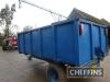 1979 Salop single axle hydraulic tipping trailer on BKT 12.5/80-15.3 wheels and tyres. Serial. No. 781841 - 17