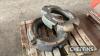 2no New Holland/CNH 250kg wheel weights - 2