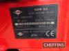 2014 Kuhn HR 6004 mounted hydraulic folding power harrow Serial. No. 1243940 J0271 - 40