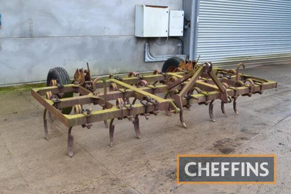 Bomford mounted spring tine cultivator, 3.5m