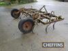 Bomford mounted spring tine cultivator, 3.5m - 7