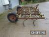 Bomford mounted spring tine cultivator, 3.5m - 8