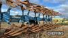 2004 Lemken Euro Diamant 7furrow slatted mouldboard in-furrow reversible plough. Together with a qty of spares. Serial no. 258 603 - 10