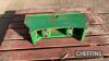 John Deere front tombstone weight carrier - 2