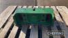 John Deere front tombstone weight carrier - 2