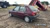 (NO VAT) 1994 Ford Fiesta LX petrol 5dr hatchback car Reg no. M501 AAH Serial No. SFAAXXBAFARP45069 Mileage: 85,274 FDR: 28/09/1994 MOT: expired 30/04/2016 - 6