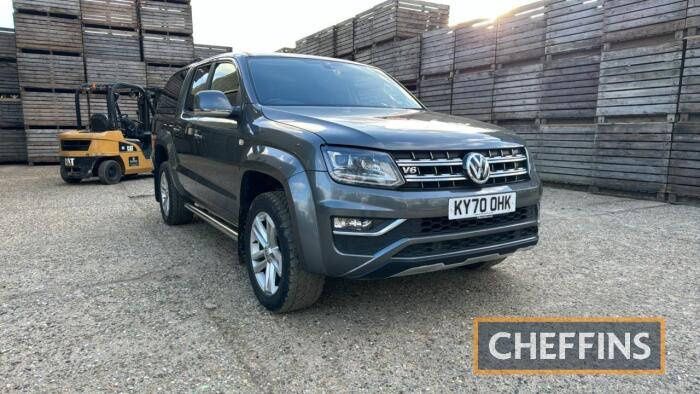 VOLKSWAGEN AMAROK HIGHLINE V6 3l TDI 4M, 8 Speed Auto Diesel Pick-up Truck Reg no. KY70 OHK Serial no. WV1ZZZ2HZLH019973 Engine No. DDXE149324 FDR: 01/09/2020 MOT until: 31/08/2024 Mileage: 48,838 (26/02/2024)