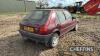 (NO VAT) 1994 Ford Fiesta LX petrol 5dr hatchback car Reg no. M501 AAH Serial No. SFAAXXBAFARP45069 Mileage: 85,274 FDR: 28/09/1994 MOT: expired 30/04/2016 - 8