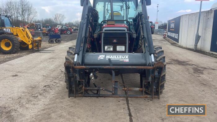 1997 Massey Ferguson 6130 4wd Tractor c/w Dynashift, Chilton MX75U power loader, registration documents in office Reg. No. P729 PAF Ser. No. E158008