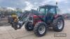 1997 Massey Ferguson 6130 4wd Tractor c/w Dynashift, Chilton MX75U power loader, registration documents in office Reg. No. P729 PAF Ser. No. E158008 - 2