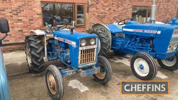 FORD 1000 diesel TRACTOR On 11.2-24 rear and 5.00-15 front wheels and tyres Serial No. 11507