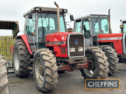 1991 MASSEY FERGUSON 3095 Autotronic diesel TRACTOR On 16.9R38 rear and 16.9R28 front wheels and tyres Reg No. J423 SVN Serial No. S112024 Hours: 4,098 showing FDR: 09/08/1991