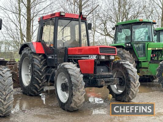 CASE 956XL diesel TRACTOR Fitted with turbo, on 18.4R38 rear and 13.6R28 front wheels and tyres Reg No. G944 NBV Serial No. 0006017 FDR: 01/08/1973