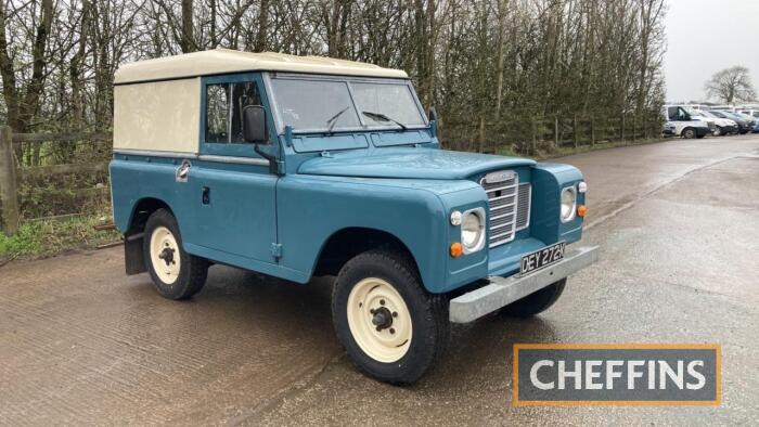 1982 LAND ROVER 88” Series III petrol manual Reg No. DEY 272X Serial No. SALLBAAHIAA148822 Mileage: 74,000 FDR: 05/02/1982 MOT: Expires 18/03/25