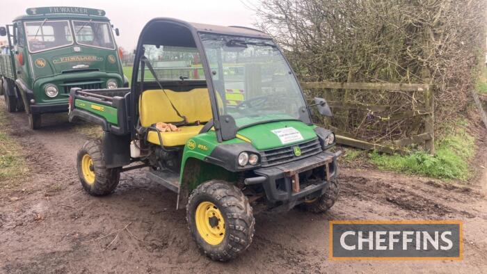 2012 JOHN DEERE 855D Gator Diesel UTV Fitted with 1/2 cab Reg No. PO12 PTX Serial No. IM0855DSACM043240 Hours: 551