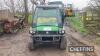 2012 JOHN DEERE 855D Gator Diesel UTV Fitted with 1/2 cab Reg No. PO12 PTX Serial No. IM0855DSACM043240 Hours: 551 - 2