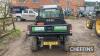 2012 JOHN DEERE 855D Gator Diesel UTV Fitted with 1/2 cab Reg No. PO12 PTX Serial No. IM0855DSACM043240 Hours: 551 - 6