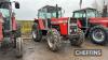 1982 MASSEY FERGUSON 2620 diesel TRACTOR On 16.9R38 rear and 12.4-28 front wheels and tyres Reg No. MHV 111X Serial No. S226207 FDR: 26/03/1982 - 2