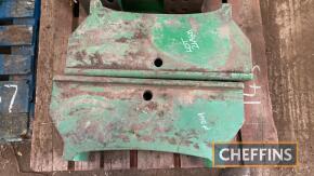 2no John Deere tombstone weight holder