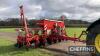 2010 Kverneland Accord Optima HD e-drive trailed hydraulic folding 8 row maize drill fitted with bout markers Serial No. ACPNPXX8745 Area Drilled: 6042ha