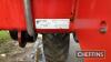 2010 Kverneland Accord Optima HD e-drive trailed hydraulic folding 8 row maize drill fitted with bout markers Serial No. ACPNPXX8745 Area Drilled: 6042ha - 53