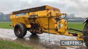 2005 Shelbourne Power Spread Contractor trailed single axle, side discharge spreader, on 600/60-30.5 wheels & tyres Serial No. 203116