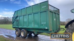 2004 Bailey 14tonne tandem axle steel monocoque tipping trailer with silage sides, hydraulic tailgate, sprung drawbar Serial No. 5313