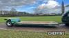 2003 Bailey 7tonne 18ft steel bodied low loader rear single axle trailer Serial No. 4987 - 2