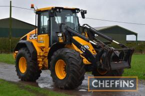 2019 JCB 419S T4F 4wd LOADING SHOVEL fitted with Contractors pack on 620/75R26 wheels and tyres Reg No. VX19 BYZ Serial No. JCB4A4AFVK2759189 Hours: 4,229 FDR: 18/04/2019