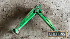 A frame linkage mounted bracket (Green)