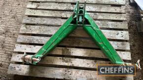 A frame linkage mounted bracket