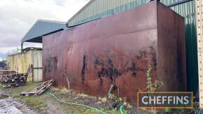 Large water storage tank, sold in situ, buyer to load and remove.