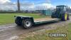 2003 Bailey 7tonne 18ft steel bodied low loader rear single axle trailer Serial No. 4987 - 3