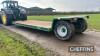 2003 Bailey 7tonne 18ft steel bodied low loader rear single axle trailer Serial No. 4987 - 4