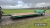 2003 Bailey 7tonne 18ft steel bodied low loader rear single axle trailer Serial No. 4987 - 6