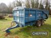 2006 AS Marston ACE10 10tonne tandem axle steel monocoque trailer with hydraulic tailgate and roll over sheet on 12.5/80-15.3 wheels and tyres Serial No. 212575 - 3