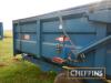 2006 AS Marston ACE10 10tonne tandem axle steel monocoque trailer with hydraulic tailgate and roll over sheet on 12.5/80-15.3 wheels and tyres Serial No. 212575 - 7