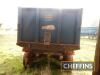 1982 AS Marston HL8H 8tonne tandem axle high-tip steel dropside trailer with manual tailgate on 12.5/80-15.3 wheels and tyres Serial No. 6639 - 4